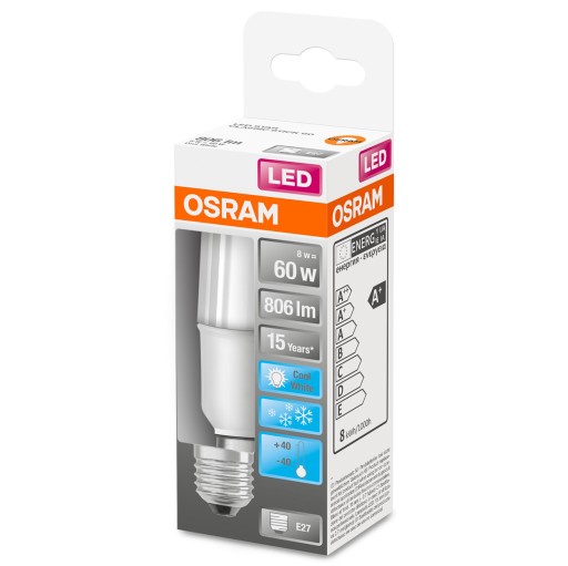E27 STICK LED žiarovka 8W = 60W 4000K STAR OSRAM