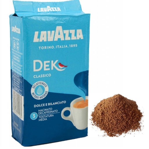 Lavazza DEK bezkofeínová 250g mletá káva