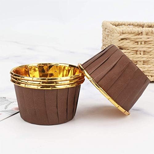 MUFFIN LINERS formičky na košíčky DECORATIONS narodeninové hnedé 20 ks