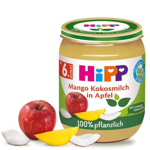 HIPP BIO Mango Fruits kokosové mlieko jablko 160g 6m