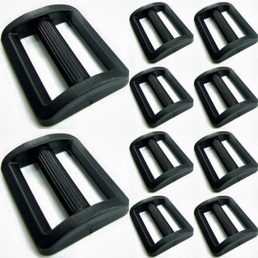 Plastový NASTAVOVAČ 25mm posuvný pre pásku 2,5cm - 10ks