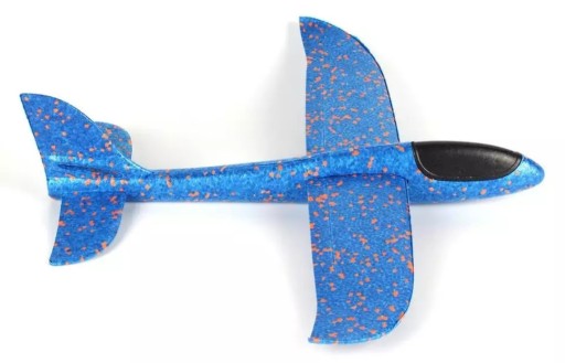 XL LETADLO Z PENY SVETLÁ FARBA 47cm