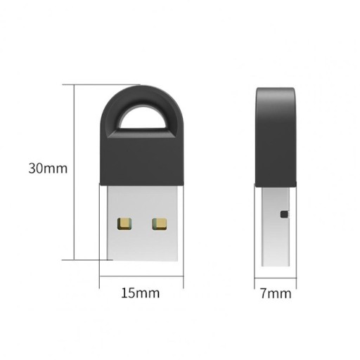 Bluetooth 5.1 USB adaptér pre vysielač a prijímač