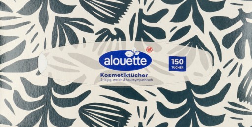 ALOUETTE kozmetické obrúsky 2-vrstvové 150 ks.