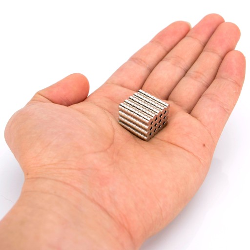 SILNÝ VALEC NEODYMIOVÝ MAGNET 4X2 50 KS
