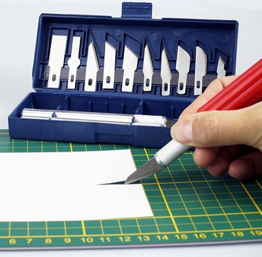 MODELSKÝ NÔŽ SCALPEL SADA NOŽOV S 13 ČEPELMI Púzdro