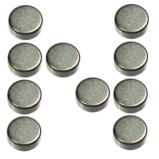 Neodymový magnet 5x2 mm ROUND DISC N42 STRONG 10KS SET
