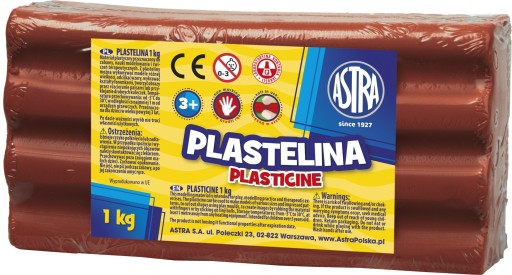 Plastelína 1kg Astra Terracotta
