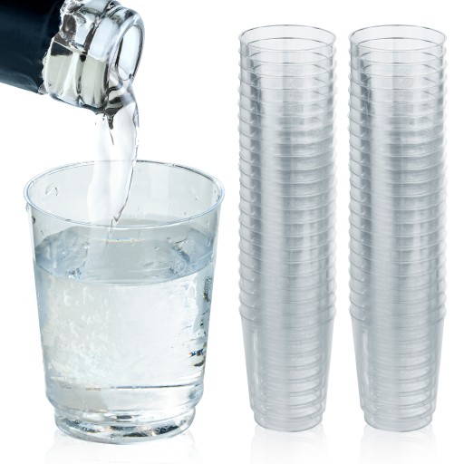 PLASTOVÉ POHÁRE 40ml REUSE pohár na vodku 50 ks
