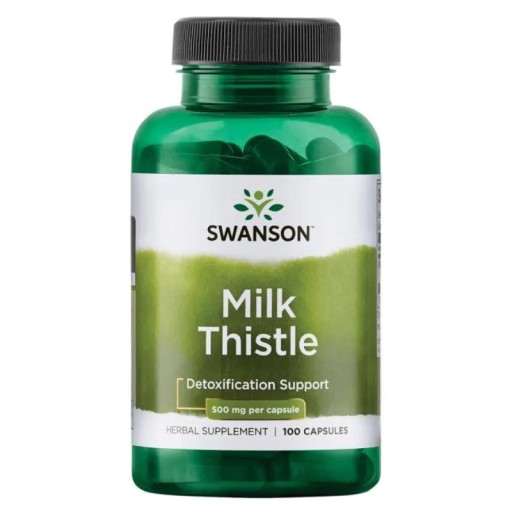 SWANSON MILK THISTLE THIStle 500 mg 100 kapsúl.