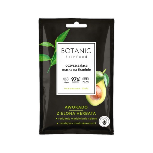 Botanic Skinfood čistiaca látková maska