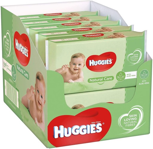 Huggies Natural Care vlhčené obrúsky 56 ks.