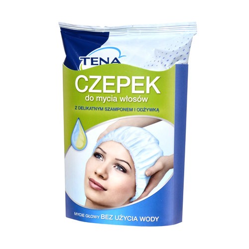 Čiapka na umývanie vlasov Tena Shampoo Cap 1 kus
