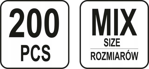 Jarná sada Yato 200 ks. ZMIEŠAŤ