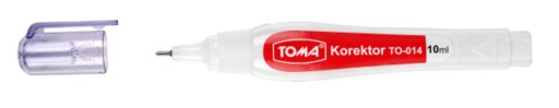 Tekutý korektor s kovovou špičkou Toma TO-014