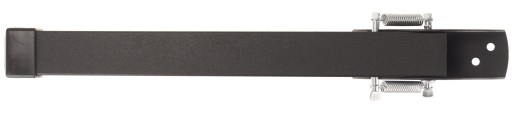 SILNÉ PODPORNÉ NOHY PRE DVERE BRÁNY 30CM PROFIL 20x30MM ČIERNE POĽSKO