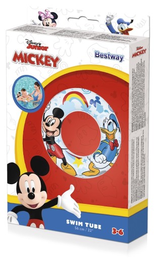 56cm MICKEY MOUSE PLÁVACIE KOLESO BESTWAY 91004 Č