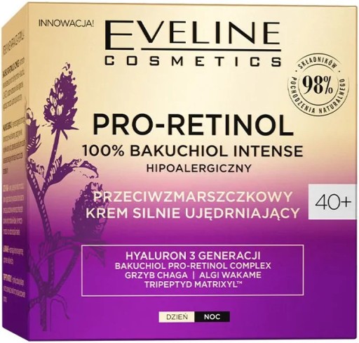 Eveline PRO-RETINOL 40+ KRÉM PROTI VRÁSKAM