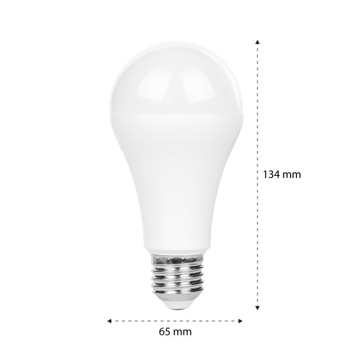 LED žiarovka E27 diódová 20 SMD 2835 18W 230V A65
