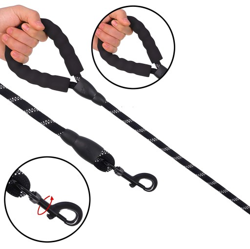 VODÍTKO PRE VEĽKÉHO PSA, HRUBÉ REFLEXNÉ POVINKY, 3M