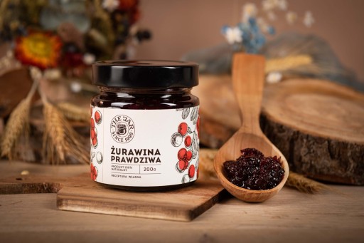 Pravý brusnicový džem 61% 200g THE JAR