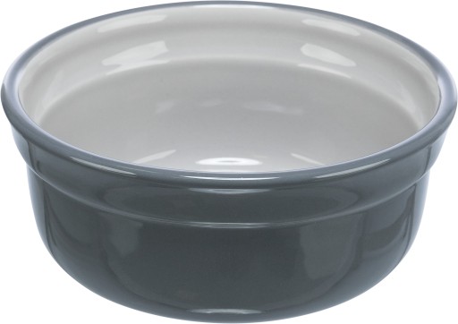 Keramická miska, pre psov/mačky, šedá, 0,25 l/ 13 cm, pasuje na TX-24535