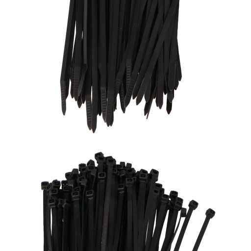 100x sťahovacie pásky Káblové pásky Zipsy 4,8 x 300 mm Silné UV sťahovacie pásky