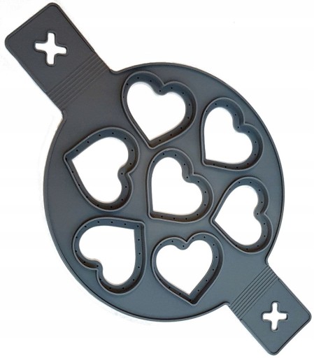 Silikónová forma na vyprážanie vajíčok, palaciniek, VAJEČNÁ PANCAKE, srdce