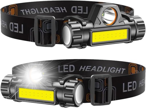 LED HLAVOVÁ LAMPA 4v1 MINI SVETLOMET S MAGNETOVOU BATÉRIOU NABÍJANIE cez USB