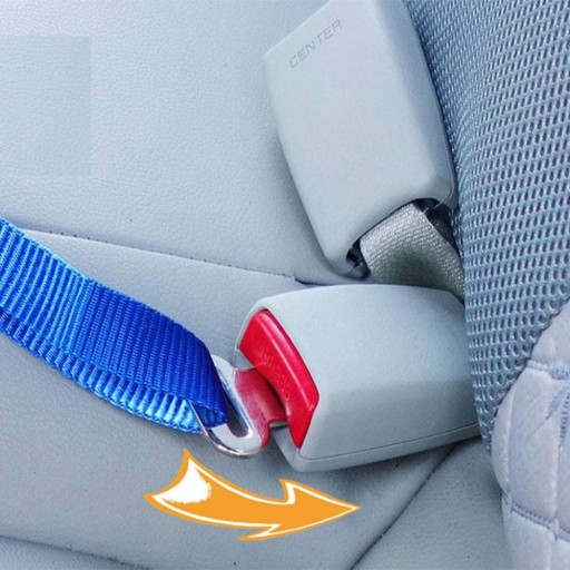 BEZPEČNOSTNÝ PÁS NA VODÍTKO PRE PSA DO AUTO 75cm