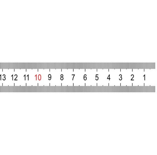 FAREBNÁ nálepka MEASURE Tape 100 Ľavostranná