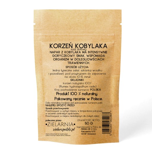 KOBYLAK kobylí koreň 100% POLSKÝ prírodný