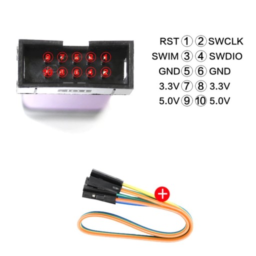 ST-LINK V2 STM32 STM8 ARM Cortex programátor