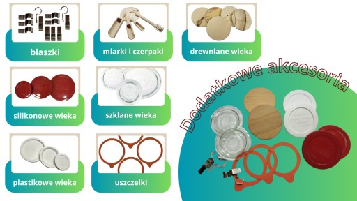 Drevené odmerky na dózy WECK, odmerka na korenie, 5 ks, 8 cm