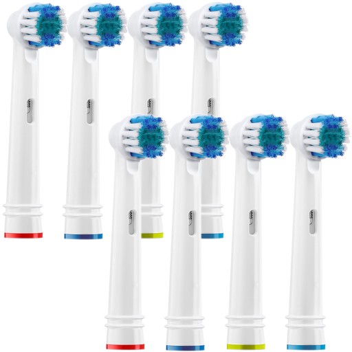 8x STOJAN NA ČISTÚ KEFKOVÚ HLAVU ORAL-B PRECIZNÝ S KLAPKAMI