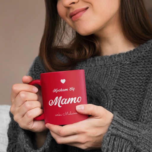 Darček ku Dňu matiek, keramický hrnček s menom, prispôsobený pre mamu