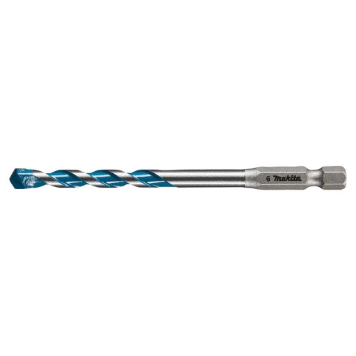 Makita univerzálny vrták do dreva, kovu, betónu 6x100mm, HEX držiak 1/4''