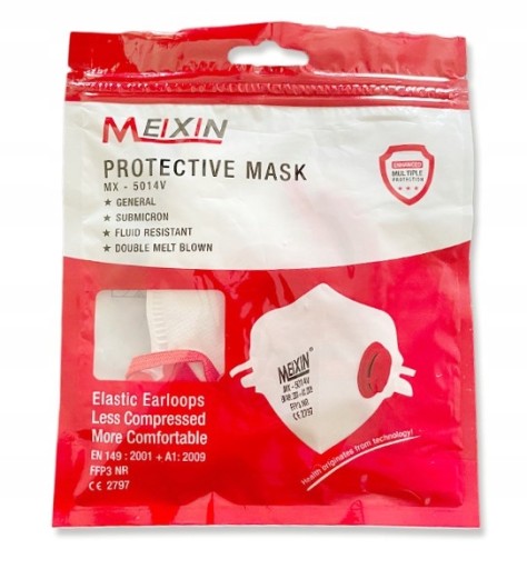 MASKA FFP3 OCHRANNÁ MASKA CERTIFIKÁT VENTILU