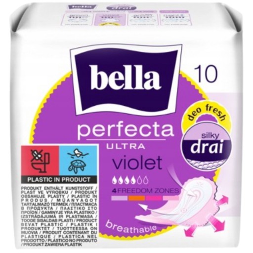 BELLA PERFECTA FIALOVÉ hygienické vložky 10