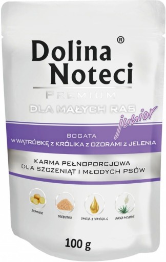 Dolina Noteci králik pre šteniatka 100g Čivava