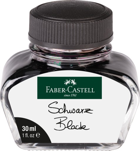 FABER CASTELL atrament do pera 30 ml čierny