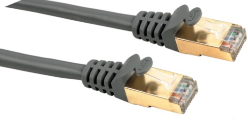 LAN ETHERNET RJ45 CAT 6 HAMA 10 M ZLATÝ INTERNETOVÝ KÁBEL