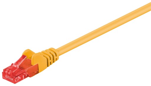 MicroConnect U/UTP CAT6 0,5M Žlté PVC