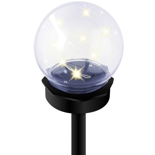 LED ZÁHRADNÁ LAMPA SOLÁRNA GUĽA DEKORATÍVNA GUĽA POHNANÁ V SKYPER