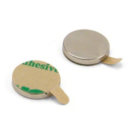 VALEC NEODYMOVÝ MAGNET 10x1,5mm 3M LEPIDLO samolepiace HUNTER 10KS