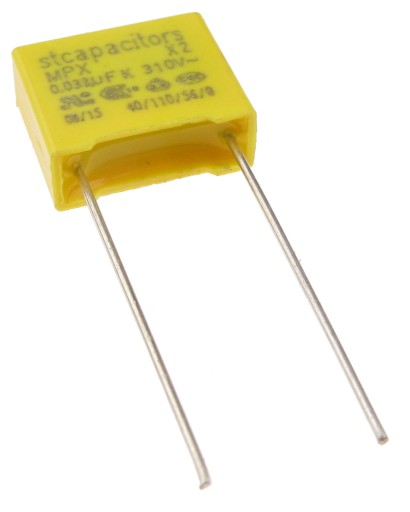 Kondenzátor MKP 33nF/310VAC X2 (2 ks) /4759-2