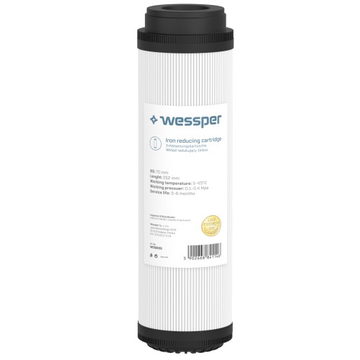 Vodný filter na predžehlenie 10 palcov odstraňuje železo