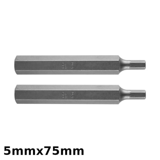 NÁSTROJE HEX S2 X 2KS NEO TOOLS - 12mm x 75mm