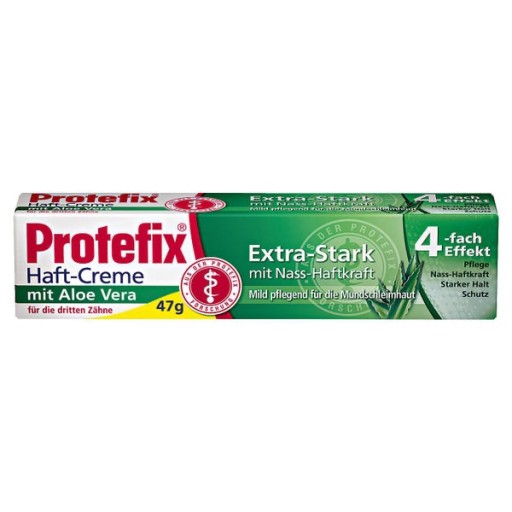 PROTEFIX Aloe Vera fixačný krém na zubné protézy