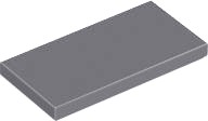 LEGO dlaždice 2x4 tmavosivá 4560184 87079 - 4ks